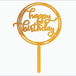 Acrylic Topper 5inch [A9] 5PC - bakecave