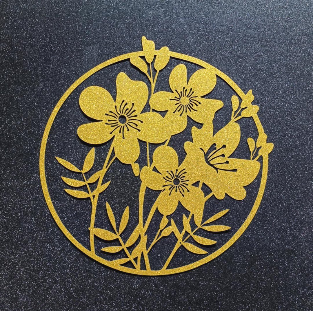 Cut out cake Sticker Glitter (FSt1) - Paper Fold