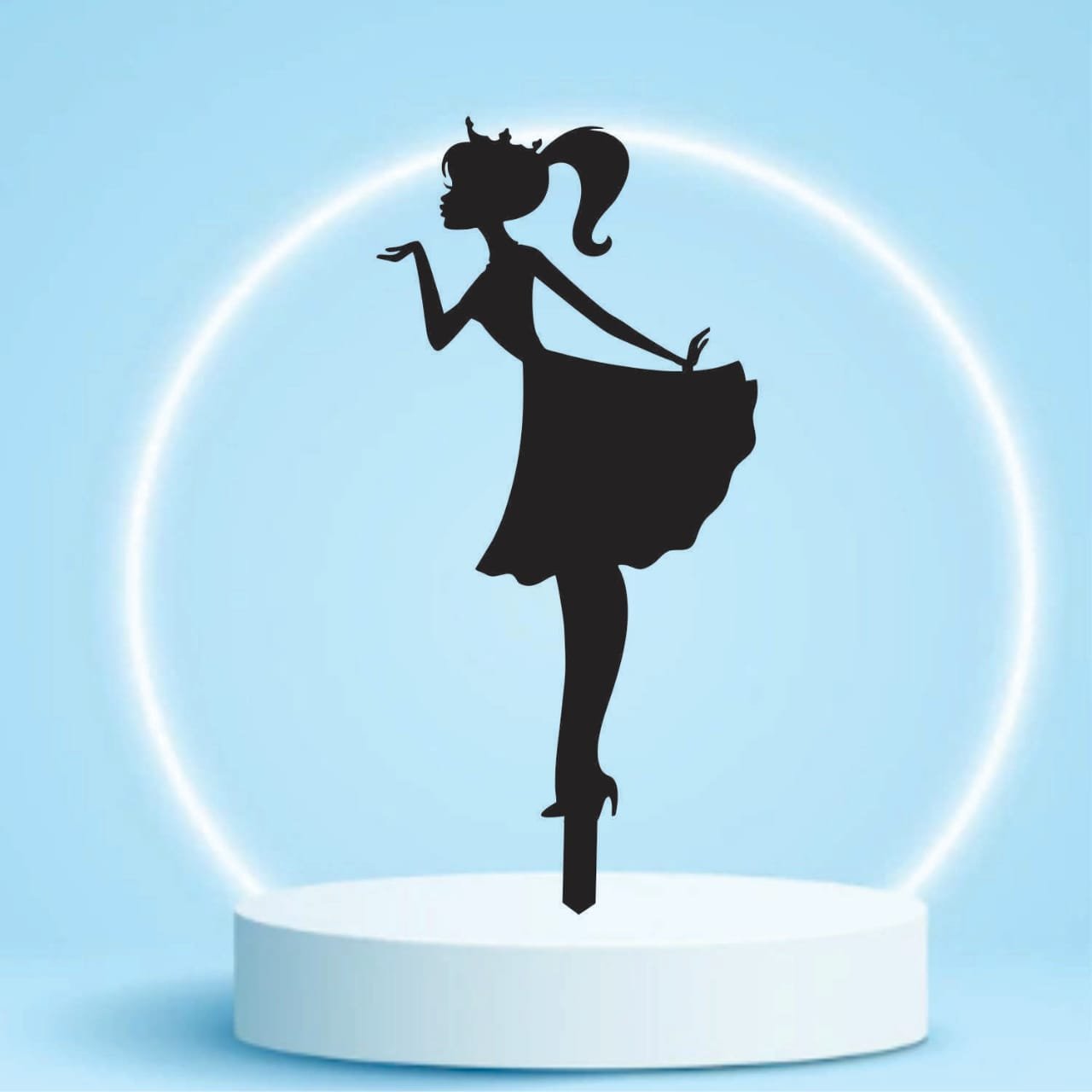 Fly Kiss Doll Topper - Paper Fold