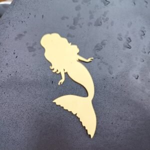 Marmaid Cutouts acrylic (GOLD) 5pc - bakecave