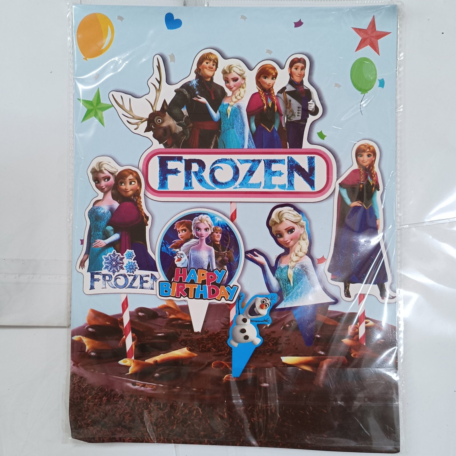 Theme toppers - Frozen - Paper Fold