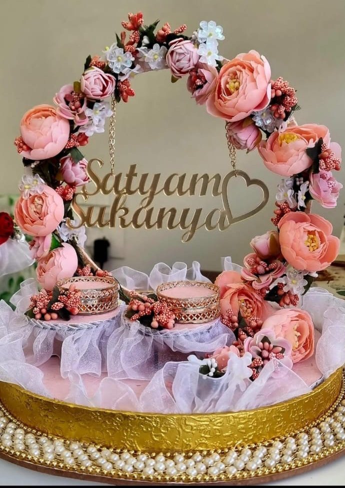 Engagement Ring Platter (Customizable) D11 - Paper Fold