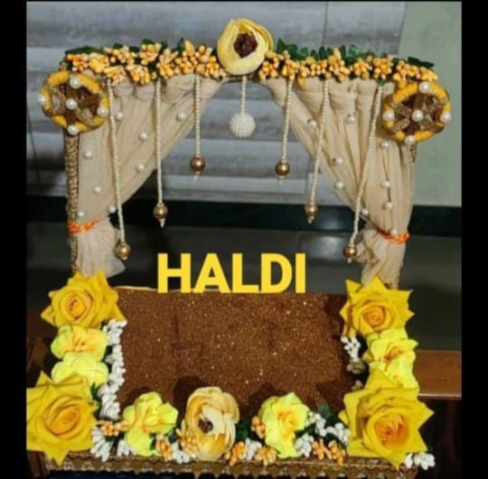 Haldi Platter (Customizable) D1 - Paper Fold